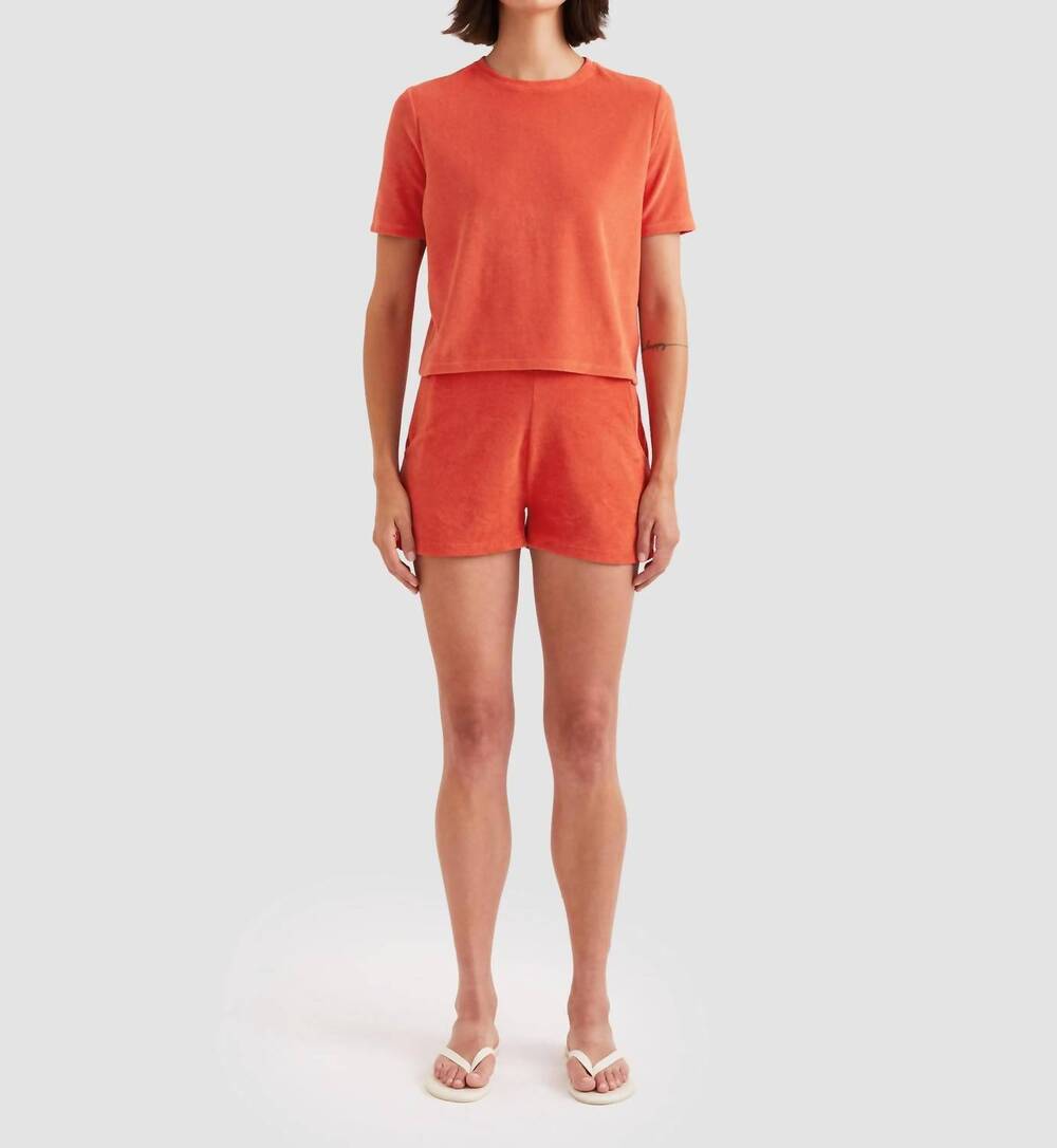 NEW KULE the terry hurley tee in poppy
